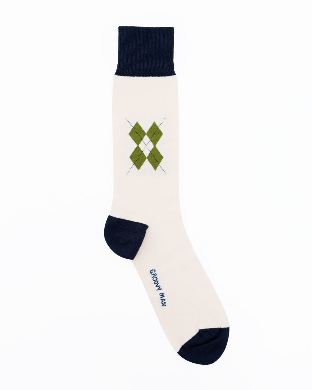 Groove Argyle – Cartoon White